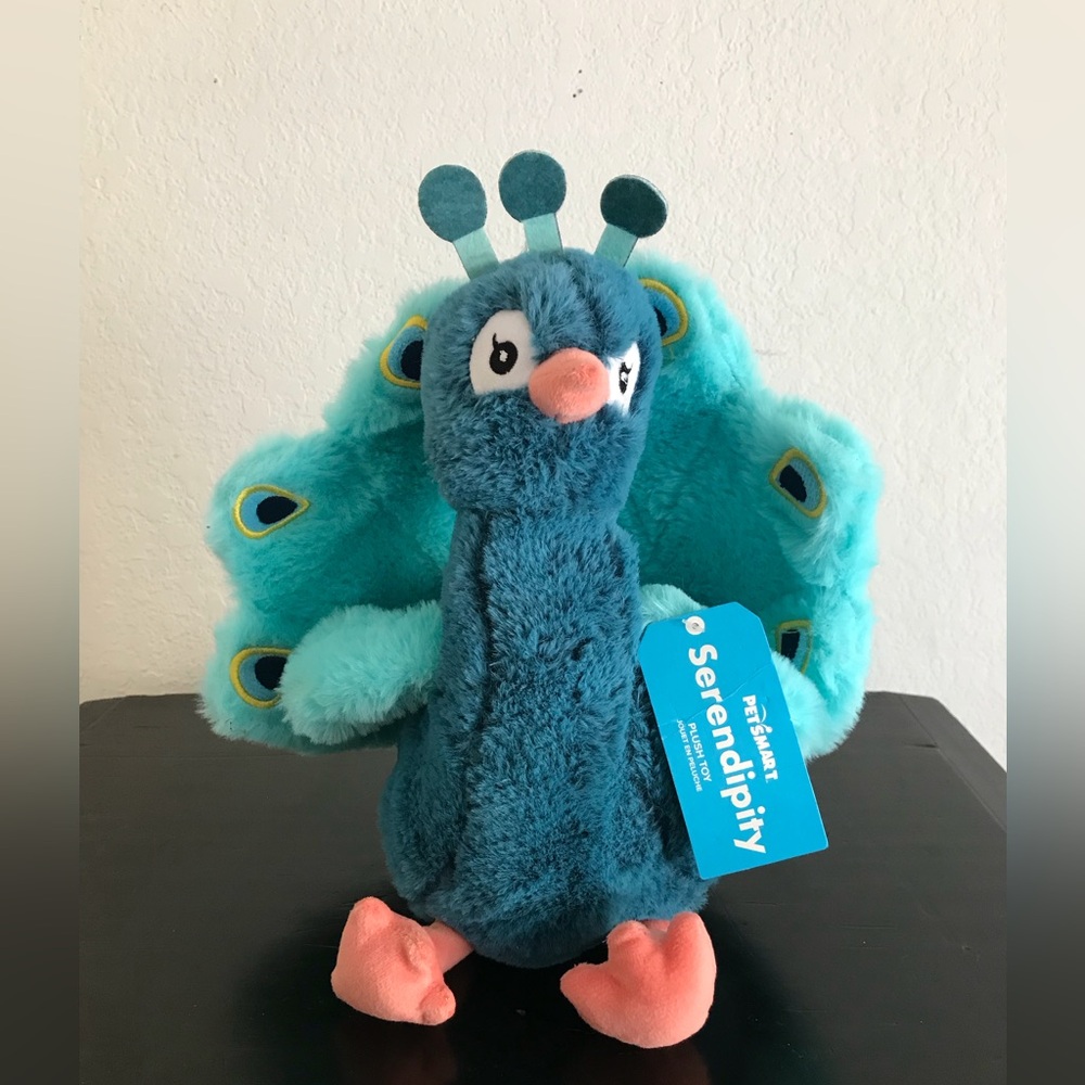 Petsmart Chance & Friends Plush Toy Peacock